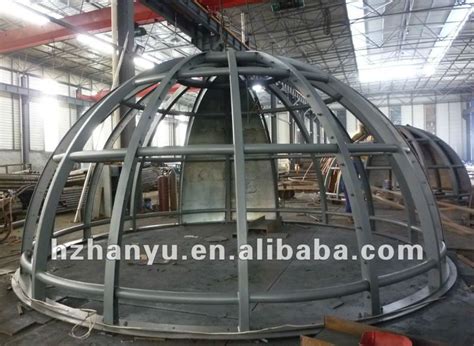 metal dome fabrication|vertical steel dome frame.